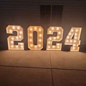 4ft Lighted 2024 Sign