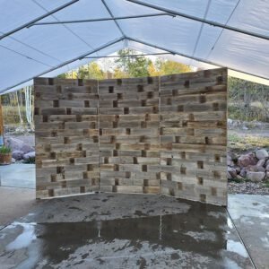 Wood Backdrop – 7ft H by 12ft W